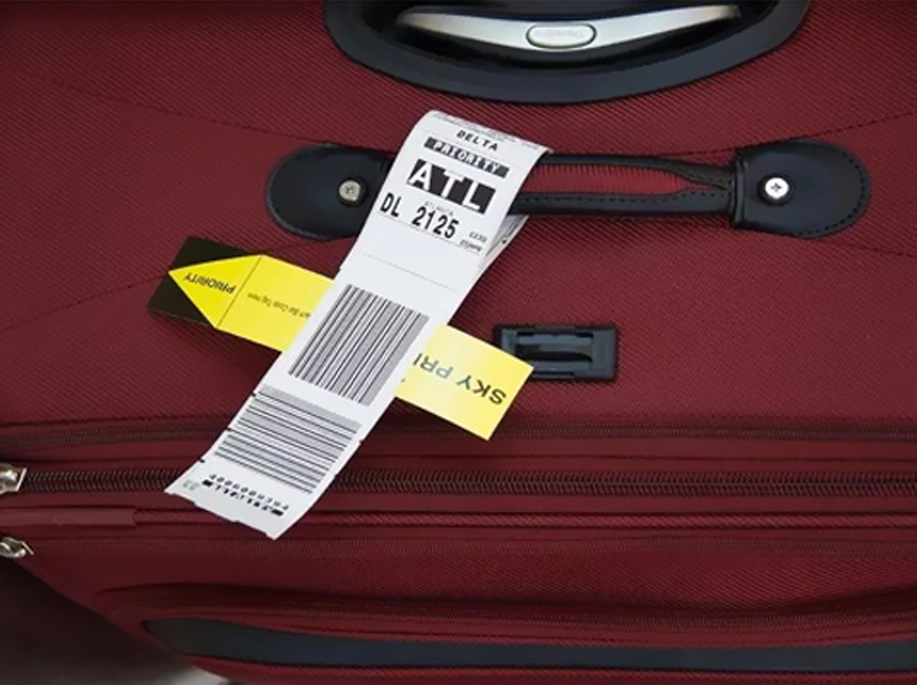 Etiquetas de etiqueta de bagagem